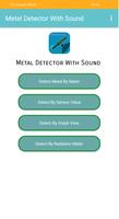 Metal Detector With Sound Metal Sensor-poster