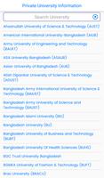 Private University Info - All  Screenshot 1
