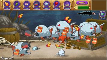 Insaniquarium Deluxe! Feed Fish! Fight Alien! اسکرین شاٹ 3