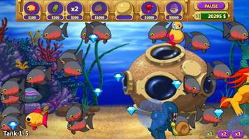 Insane Aquarium Deluxe - Feed Fishes! Fight Alien! اسکرین شاٹ 3
