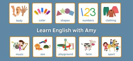 Learn English With Amy - Pro 포스터