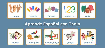 Aprende español con Tonia Pro постер