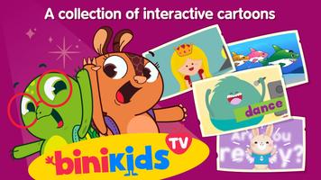 Bini Kids TV! Cartoons puzzles ポスター