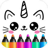 Drawing for kids! Toddler draw أيقونة