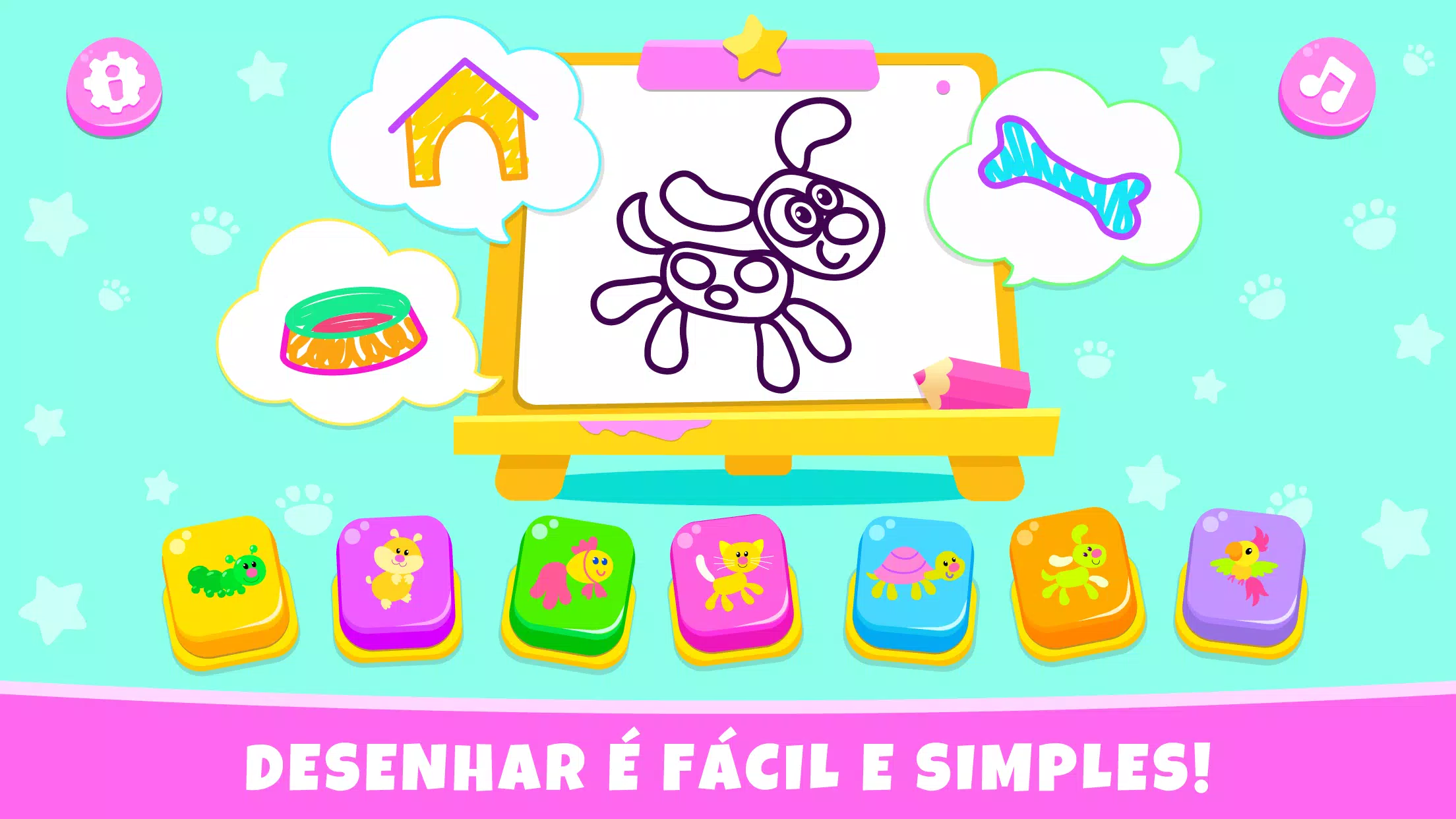 Baixar Bini Jogo de desenhar! Jogos colorir para crianças APK