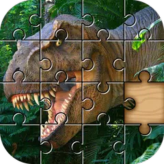 Скачать Bini Dino Puzzles for Kids! APK