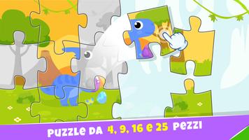 Poster Dinosauri: giochi per bambini!
