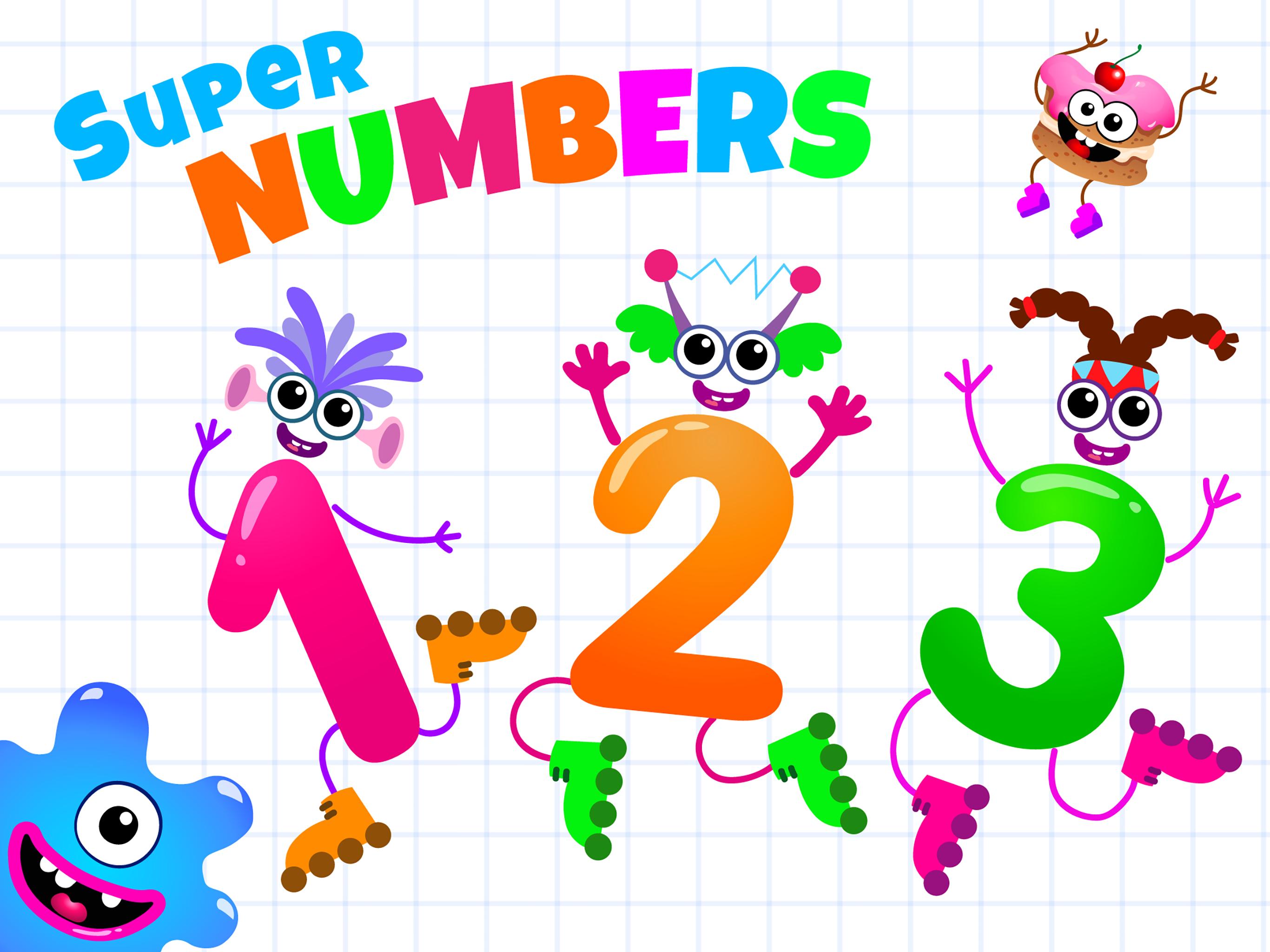 Игра счет на лету. Цифры для детей. Учим цифры для детей. Циферки для детей. Игра супер цифры.