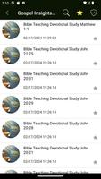 Gospel Insights Bible Teaching تصوير الشاشة 1