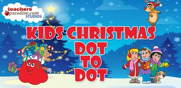 Christmas Kids Dots to Dots