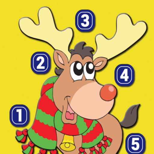Christmas Kids Dots to Dots