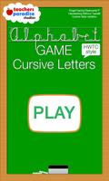 Cursive Handwriting Game HWTC Affiche