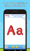 Alphabet Flash Cards Game Affiche