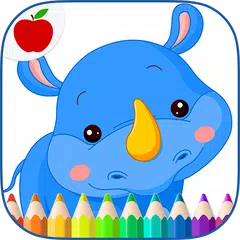 Cute Animals Coloring Book アプリダウンロード