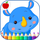 Cute Animals Coloring Book アイコン