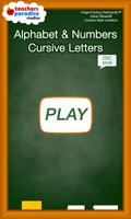 Poster 123s ABCs Cursive writing-ZBC