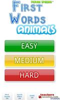 First Words Animals! Cartaz