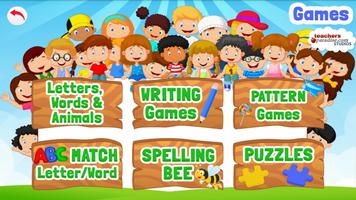 자녀를 위한 Abc 유치원 게임 - 영어를 배우는 스크린샷 1