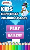 Kids Christmas Coloring Pages Poster