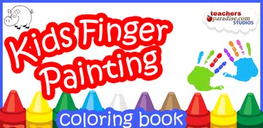 Kids Finger Painting Coloring