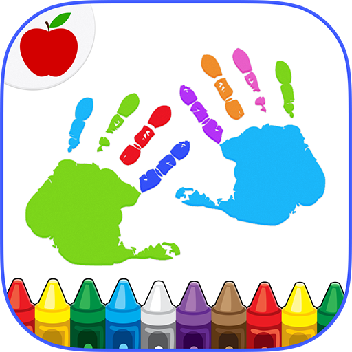 Kids Finger Painting Coloring
