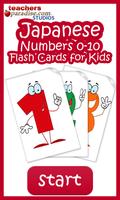 Numéros japonais Flash Cards Affiche