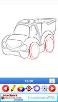 Learn How to Draw Cartoon Cars स्क्रीनशॉट 1