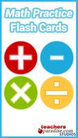 Math Practice Flash Cards poster