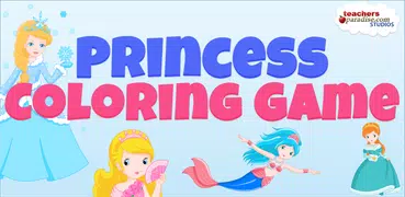 Fairytale Princess Coloring Book for Girls