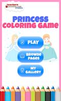 Fairytale Princess Coloring Book for Girls 海報