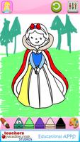 Fairytale Princess Coloring Book for Girls capture d'écran 2