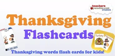 Flash Cards de Ação de Graças