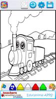 Trains & Locomotives Coloring  capture d'écran 3