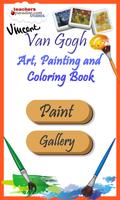 Vincent van Gogh Coloring Book الملصق