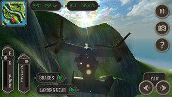 V22 Osprey Flight Simulator اسکرین شاٹ 1