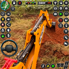 JCB Excavator Simulator JCB 3D آئیکن