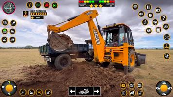 JCB Excavator Simulator JCB 3D پوسٹر