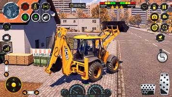 JCB Excavator Simulator JCB 3D โปสเตอร์