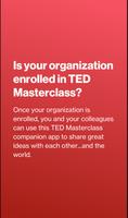Poster TED Masterclass for Orgs