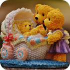 Teddy Bear Doll Wallpaper icône