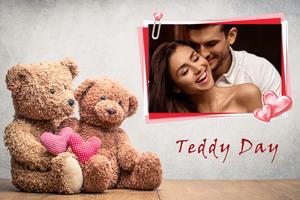 Teddy Day Photo Frame : Photo Editor imagem de tela 2