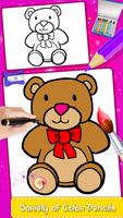 Teddy Bear Coloring Book Game screenshot 2