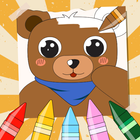 Teddy Bear Colouring icône