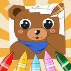 Teddy Bear Colouring أيقونة