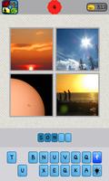 4 Bilder 1 Wort Plakat