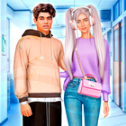 Rich College Couple Dress Up icon