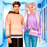 Rich College Couple Dress Up APK