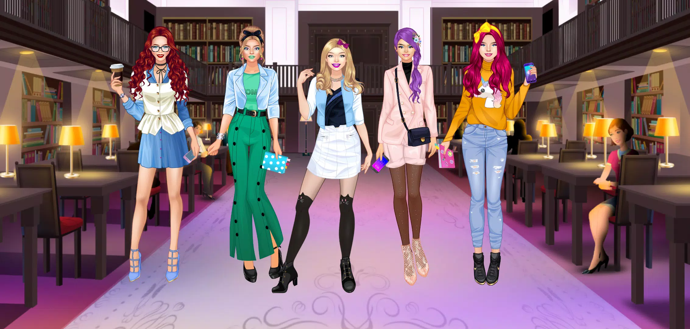 Vestir Amigas da Escola: Moda — Jogue online gratuitamente em Yandex Games