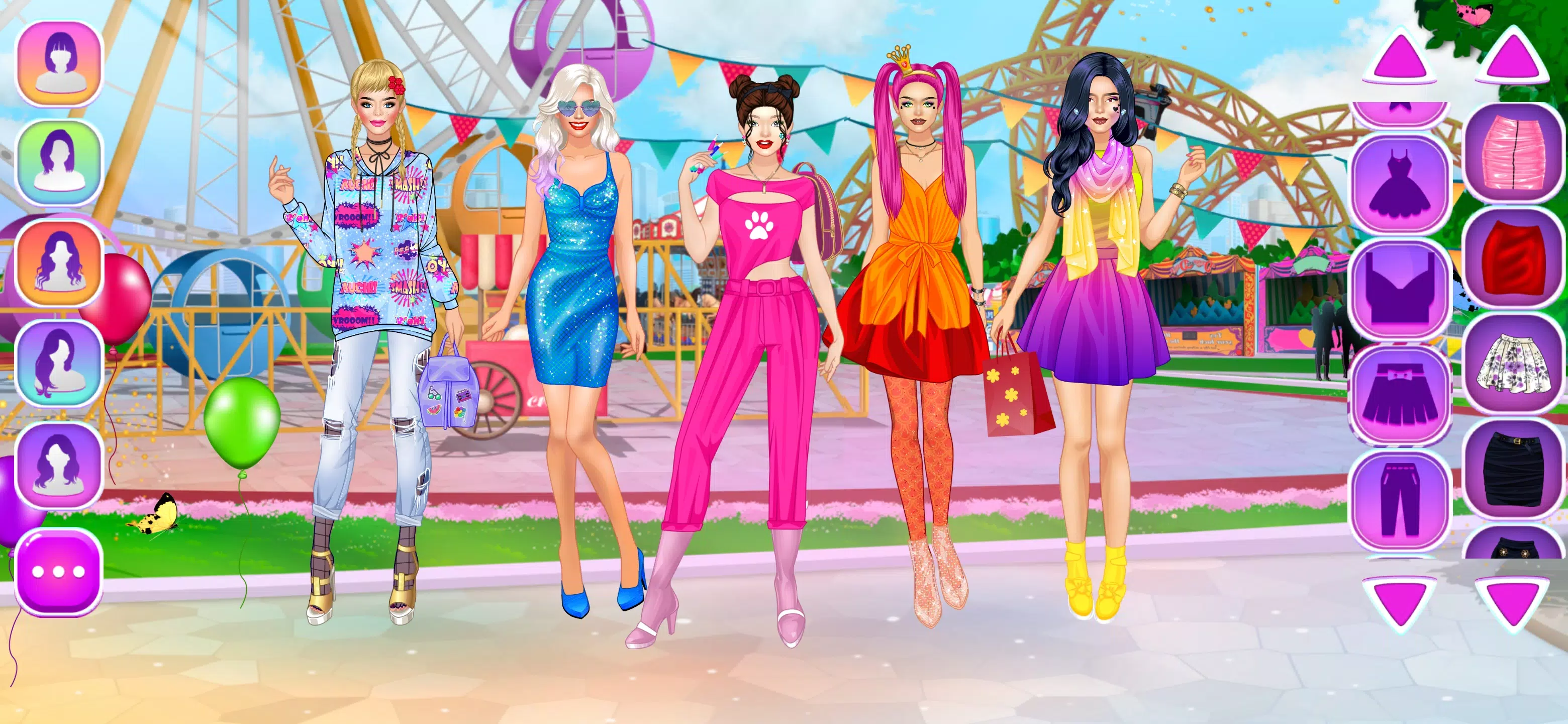 Jogos de Vestir as Amigas Fashionistas no Meninas Jogos