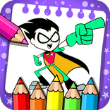 Teen coloring the titans adventures